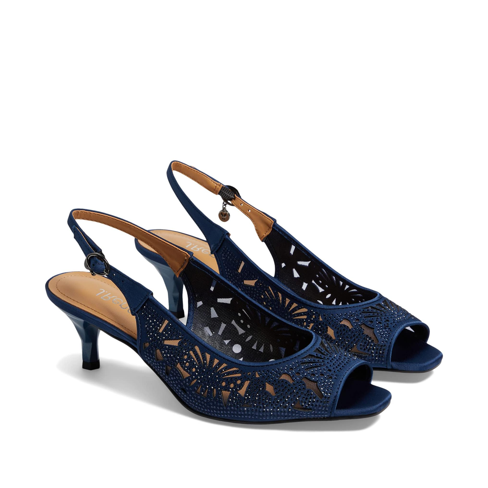 j renee navy blue dress shoes J. Renee Hanuko 8.5 Women's Navy