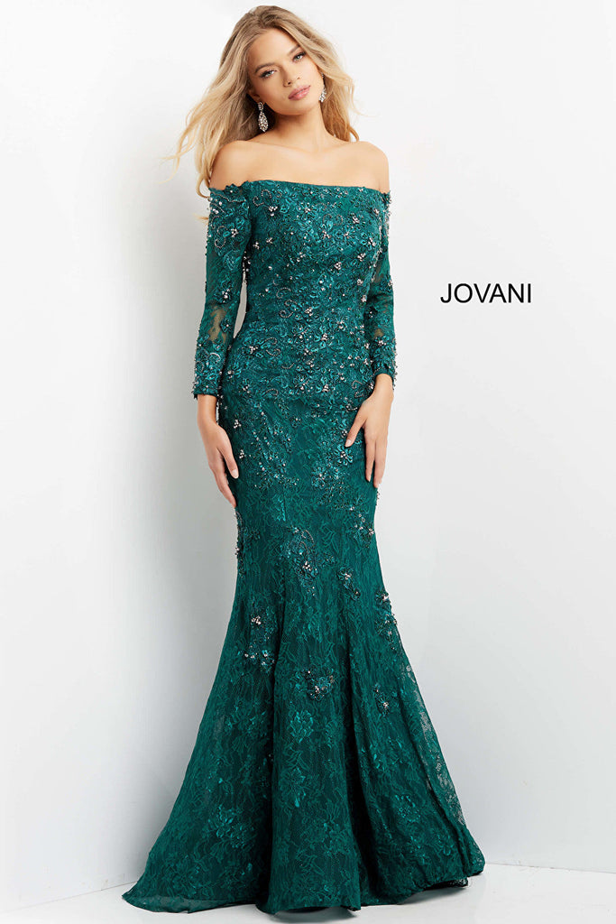 emerald mermaid dress 03651