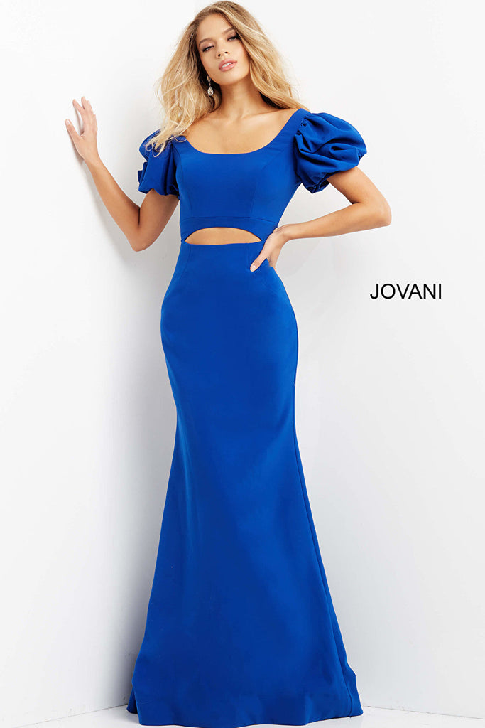 royal  Fitted Cut Out Evening Dress 08526