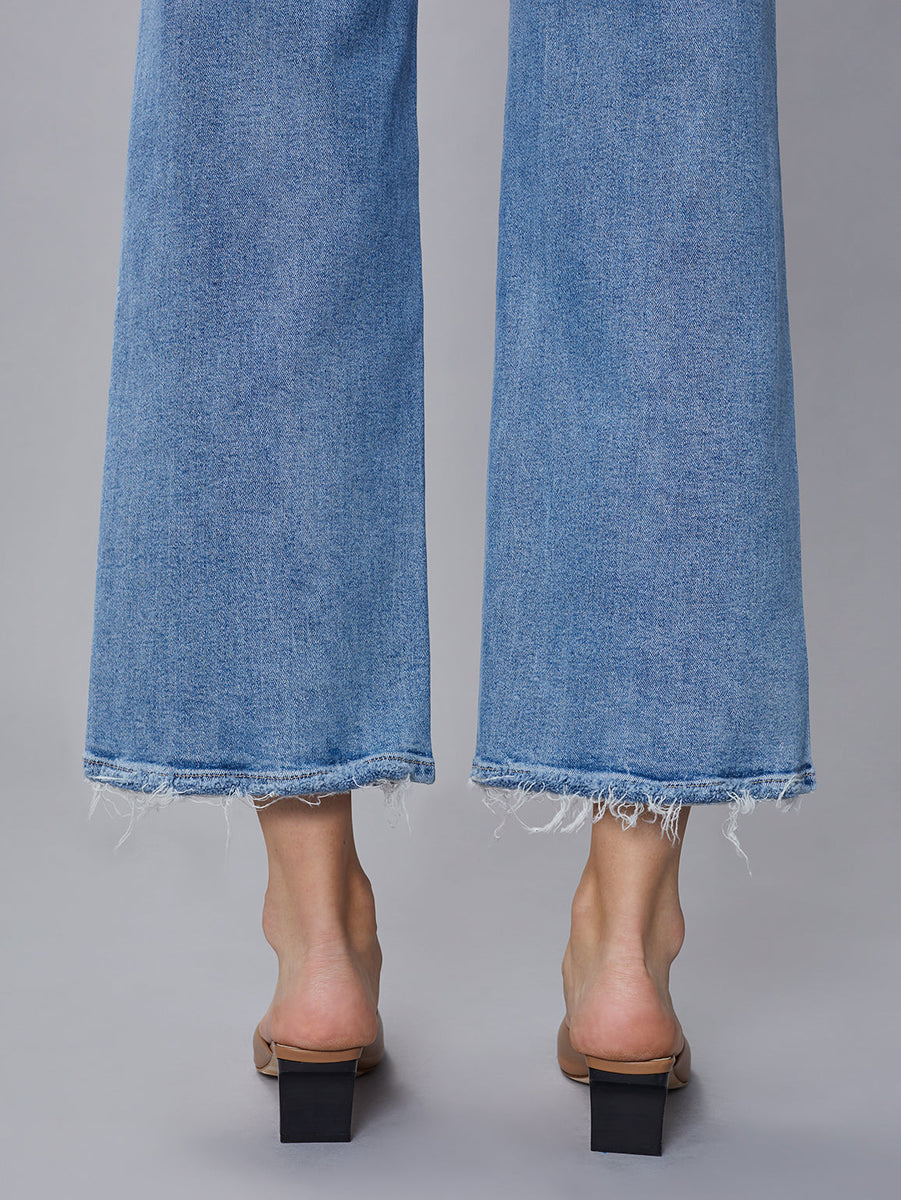 Hepburn Wide Leg High Rise Vintage Droplet – Mario Pucci