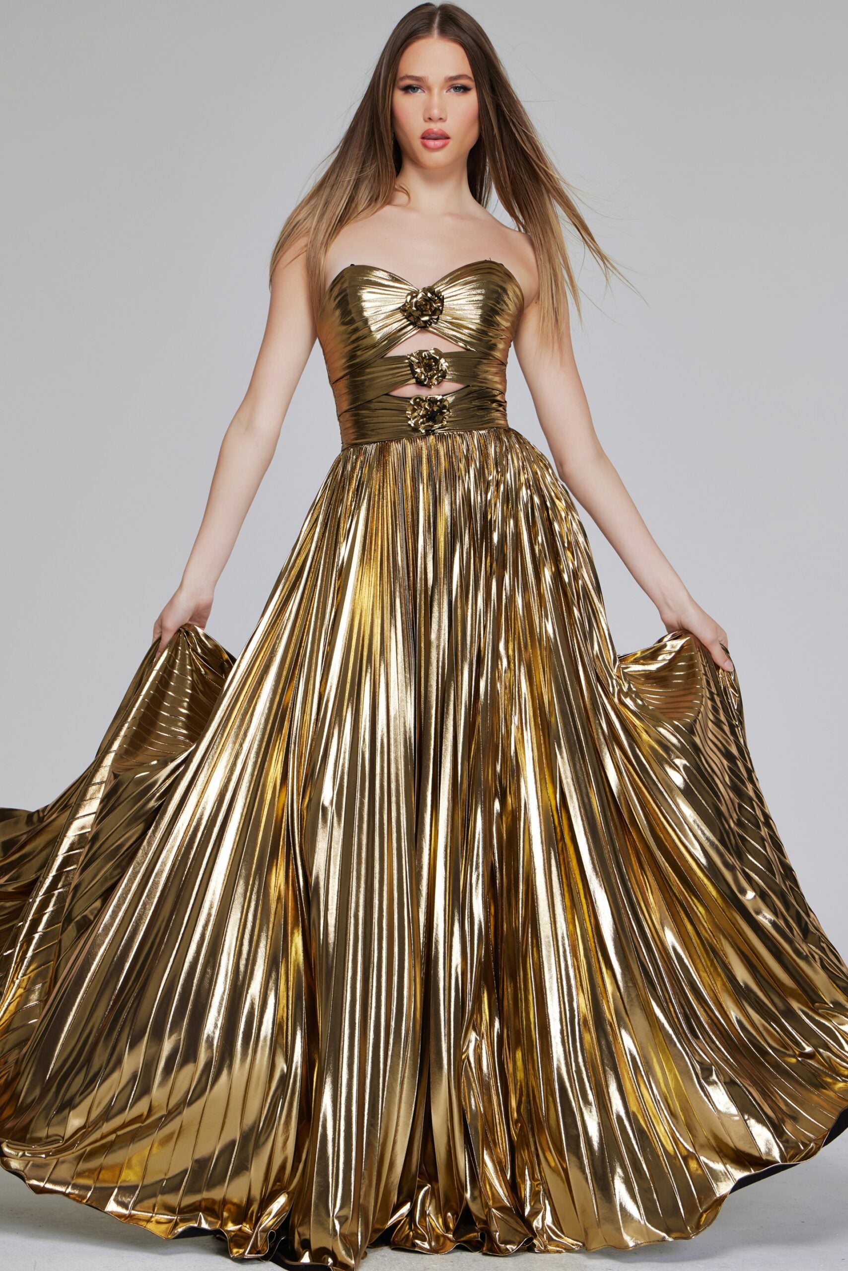gold strapless dress Leely Women Glitter Gold Strapless Ball Gown Formal Dress Sweetheart Maxi Gala Dress