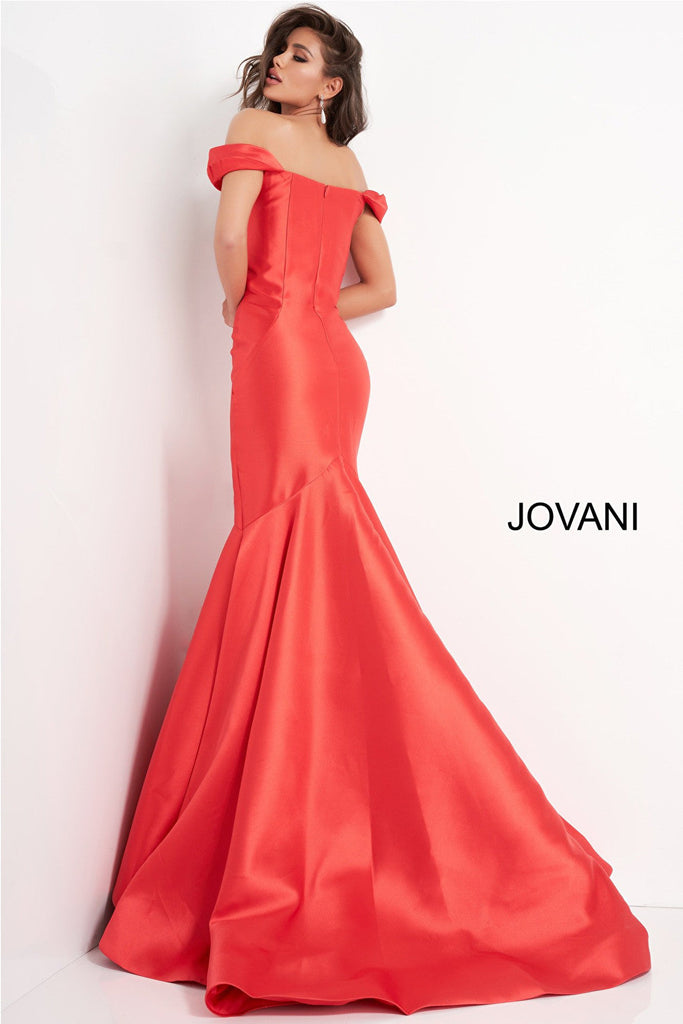 red prom dress  02359