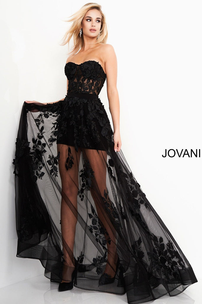 Jovani 02845 black prom dress