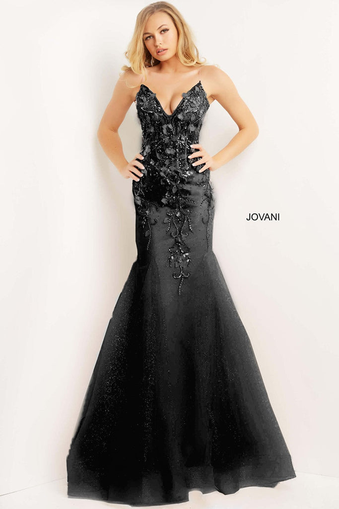 black prom dress 05839