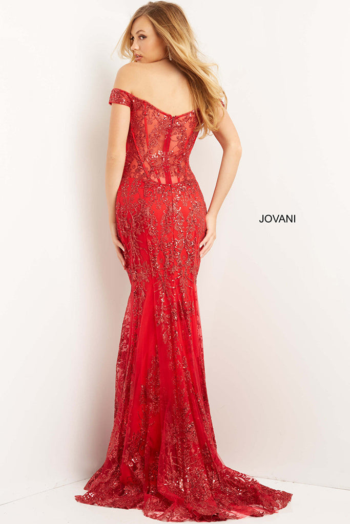 red prom dress 06369
