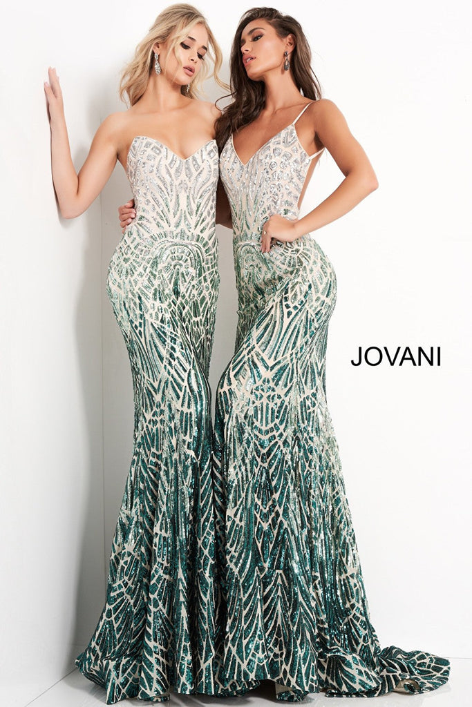 Green prom 2021 Jovani prom dresses