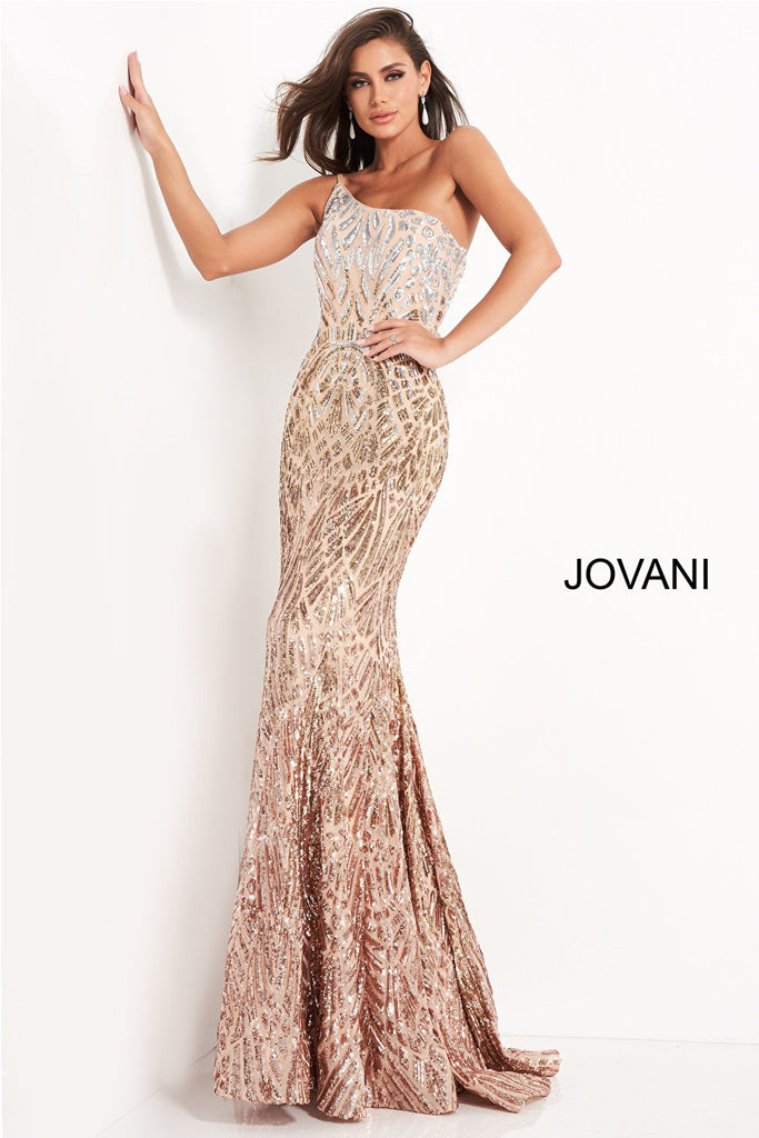 Jovani 06469 cafe prom dress