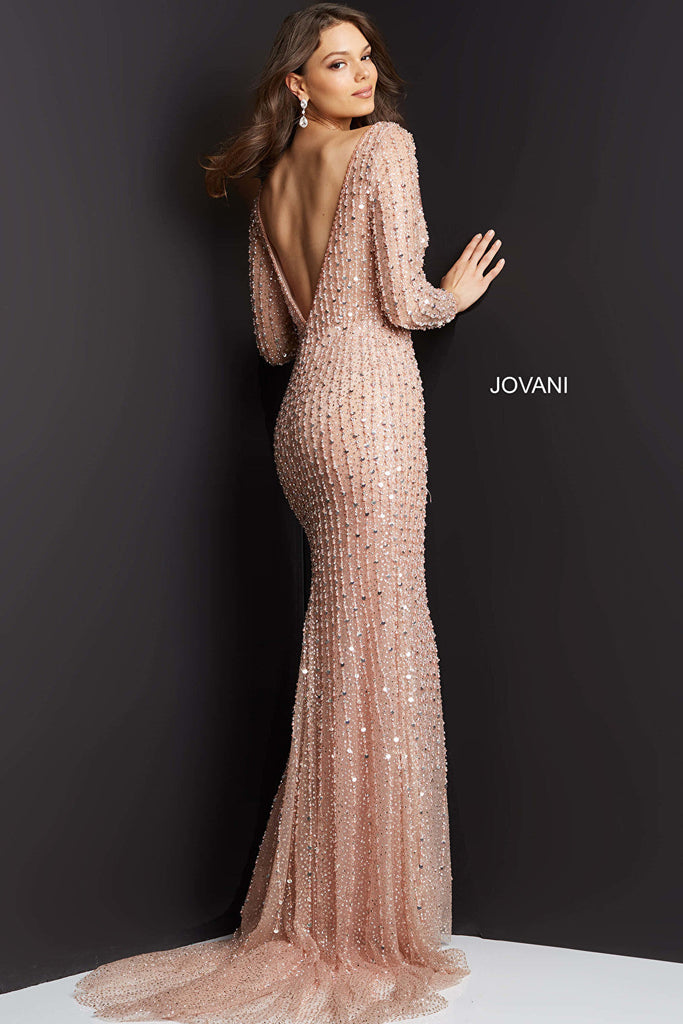 Sexy sheer prom dress Jovani 06559