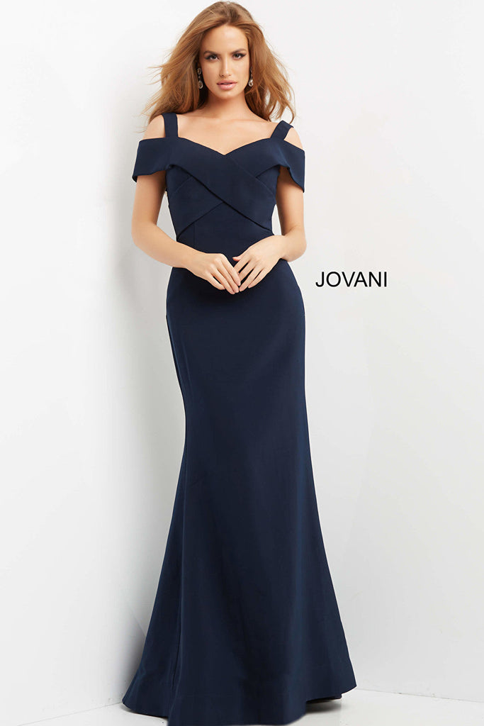 navy fitted dress 06999