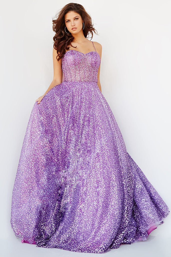 purple prom dress 07423
