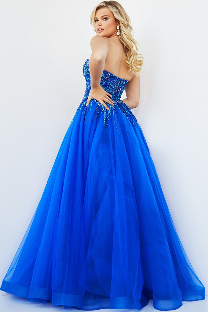 royal blue plus size dress 07946