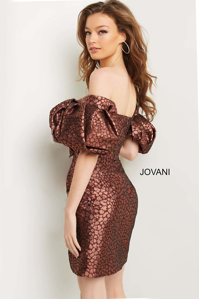 jovani copper dress 09641