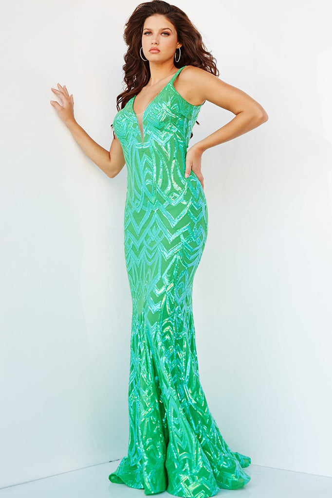 mermaid prom dress 23027