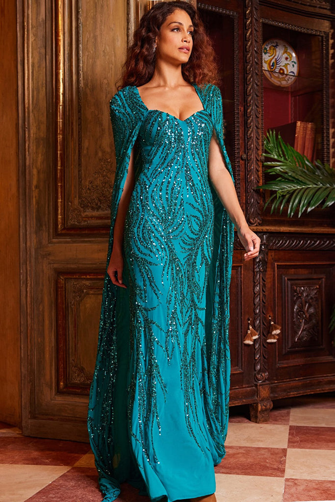 fitted evening dress 23891