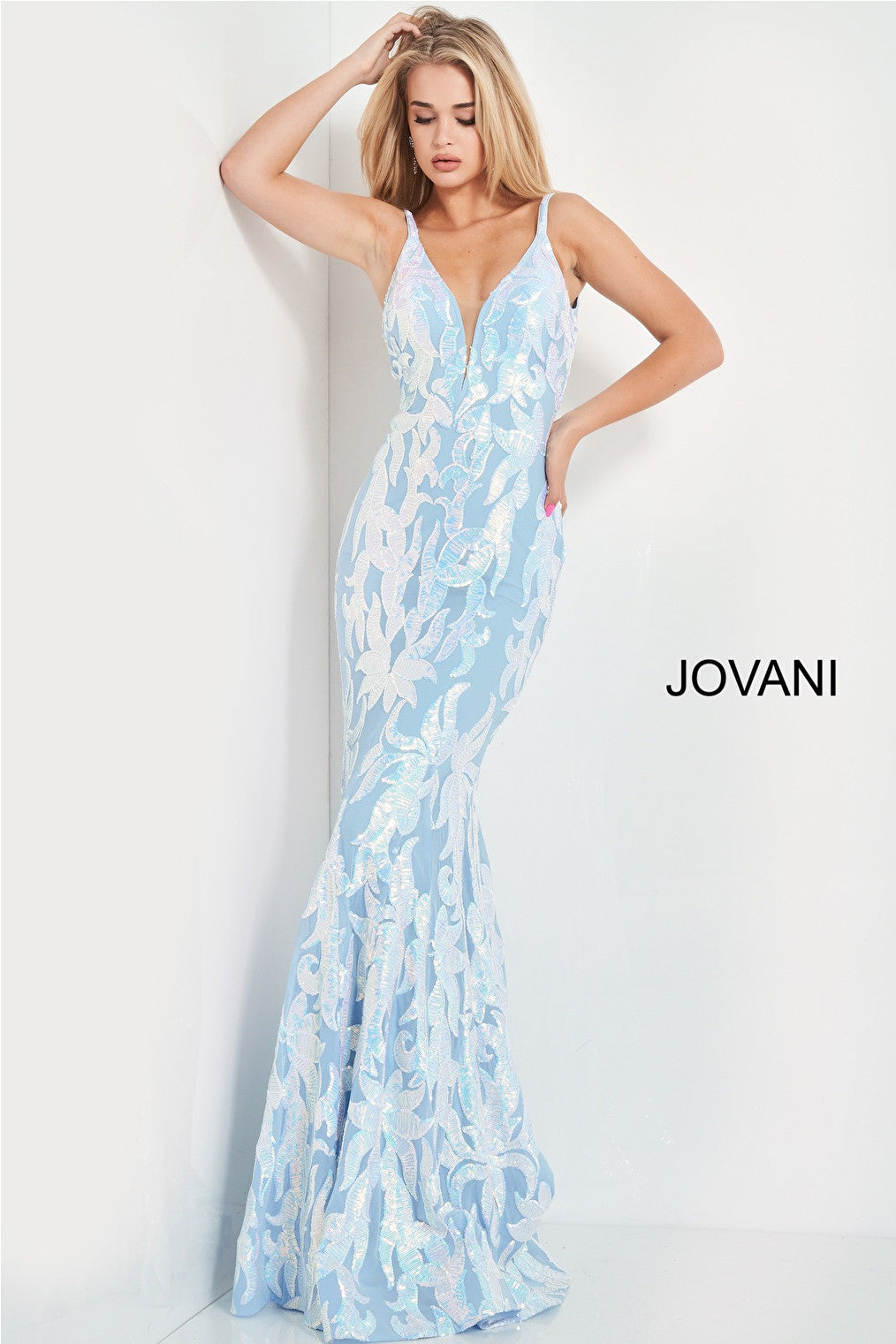 jovani light blue prom dress Jovani Prom 43407