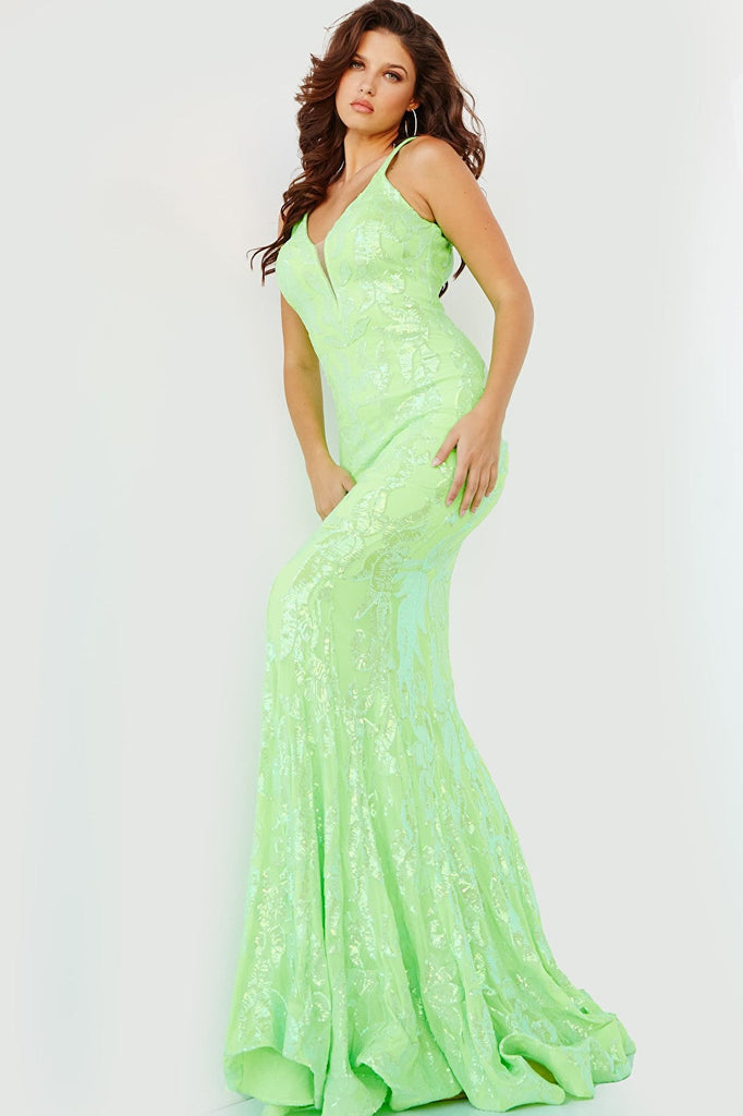 green mermaid dress 3263