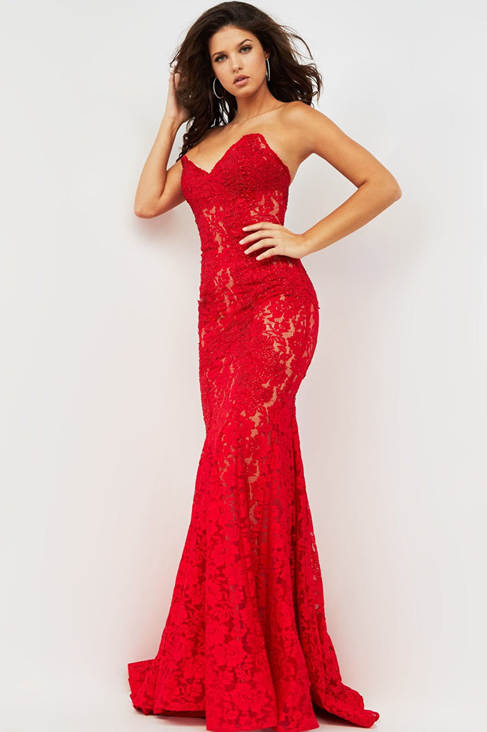 red prom dress 37334
