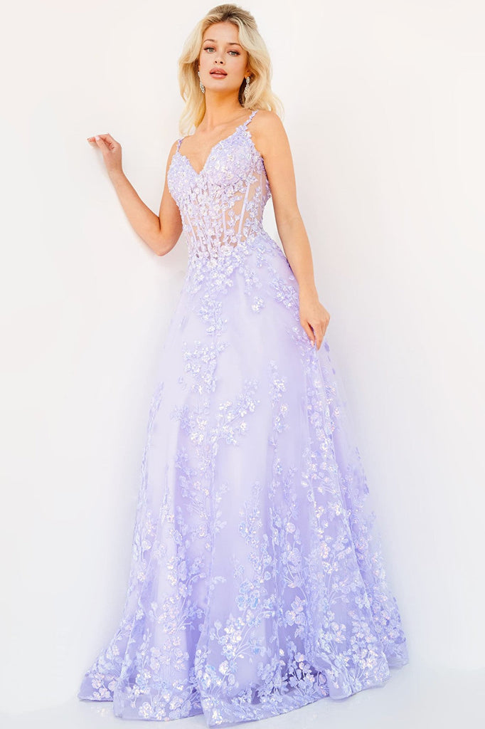 lilac beaded dress 63170
