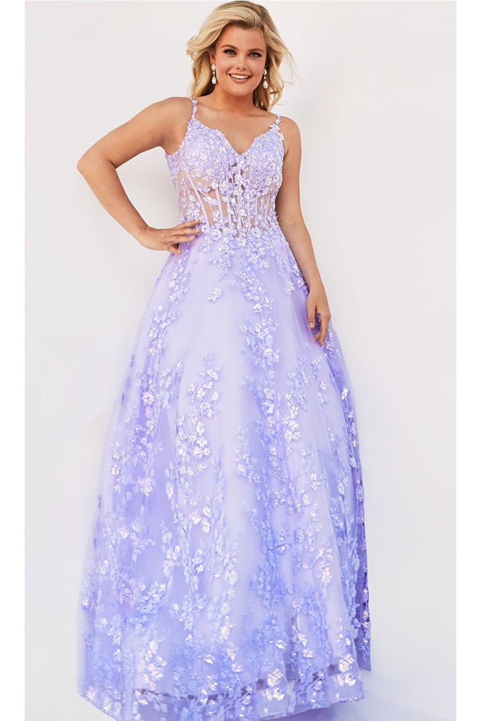 plus size purple dress 63170